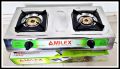 High Quality  Amilex Stainless Steel Indian Double Burner Gas Cooker - with warranty. 