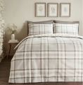 dunelm king size duvet cover, Piper grey, soft brushed cotton. 