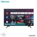 HISENSE 32A6200F  32" Google Android Smart Tv With Bazel Less Design & Voice Command Remote. 