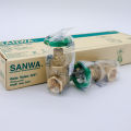 Sanwa brass gate valve is made of high quality brass, durable, no rust.. 