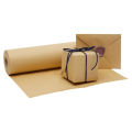 30cm/50cm Kraft Paper Roll Width Plain Brown Art Sticky Shipping Paper for Gift Wrapping Packing DIY Crafts Bulletin Board Easel. 
