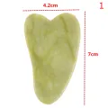 Natural Rose Jade Roller Face Massage Gua Sha Board Jade Massager Body Facial Eye Scraping Acupuncture Face Lift. 