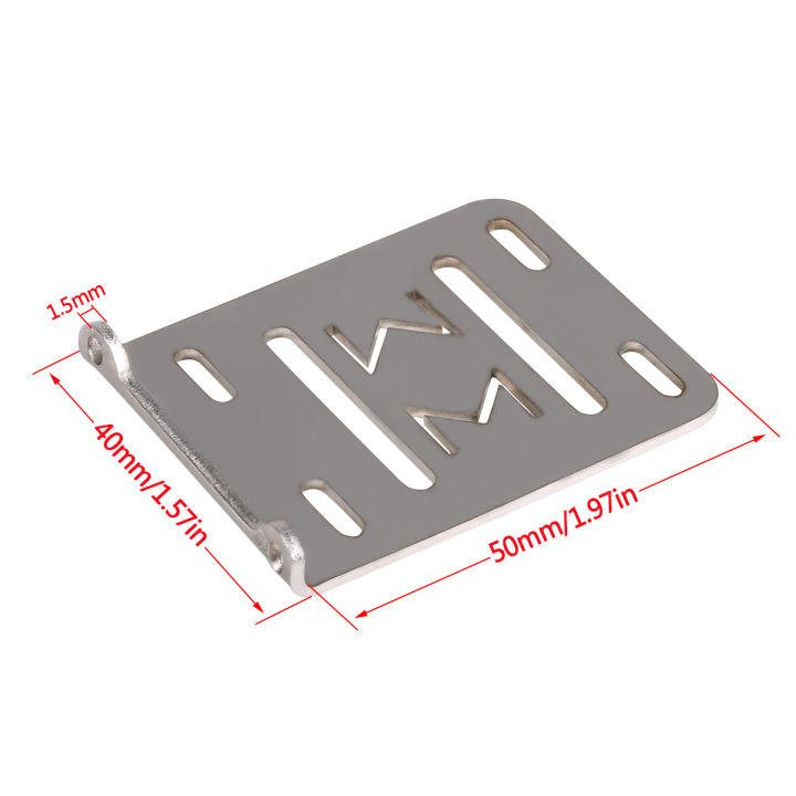 Aluminum%20Alloy%202Low%20Transmission%20Accessory%20Tray%20Electronic%20ESC%20Battery%20Holder%20for%201/10%20RC%20Rigs%20Crawler%20LCG%20Chassis%20Upgrade%20Parts%20-%20Image%202