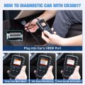 LAUNCH X431 CR3001 Car OBDII Scanner Check Engine Light for OBD2 Vehicles , Read and Delete Fault Codes , Reset Check Engine Light, Pass Emission Test Smoothly, Multi-Language , Free Update Online. 