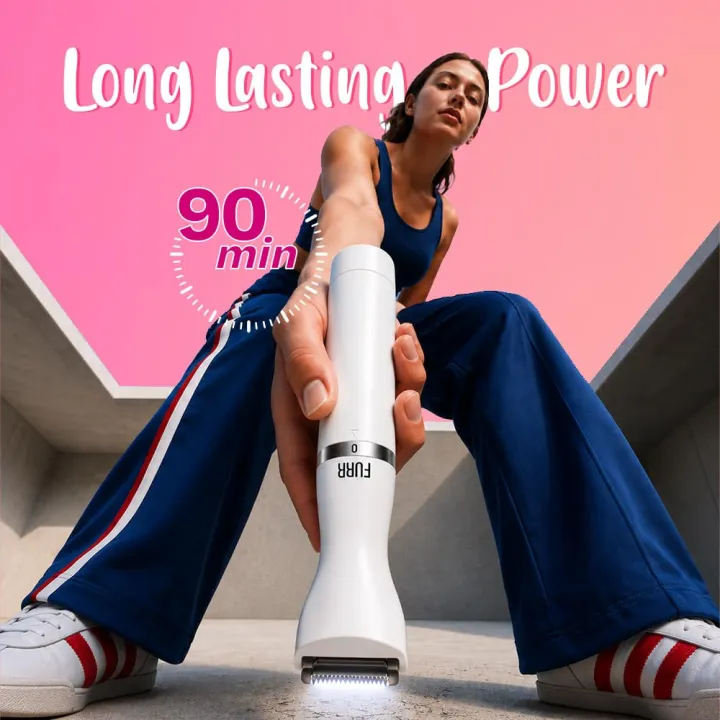 FURR%206-in-1%20Multipurpose%20Trimmer%20&%20Shaver%20with%201%20Year%20Warranty%20%7C%20For%20Eyebrows,%20Underarms,%20Legs%20&%20Bikini%20Line%20%7C%20Water%20Resistant%20&%2090%20Minutes%20Run%20Time%20%7C%20C%20Type%20Charging%20%7C%20Smooth%20on%20all%20Skin%20Types%20-%20Image%208