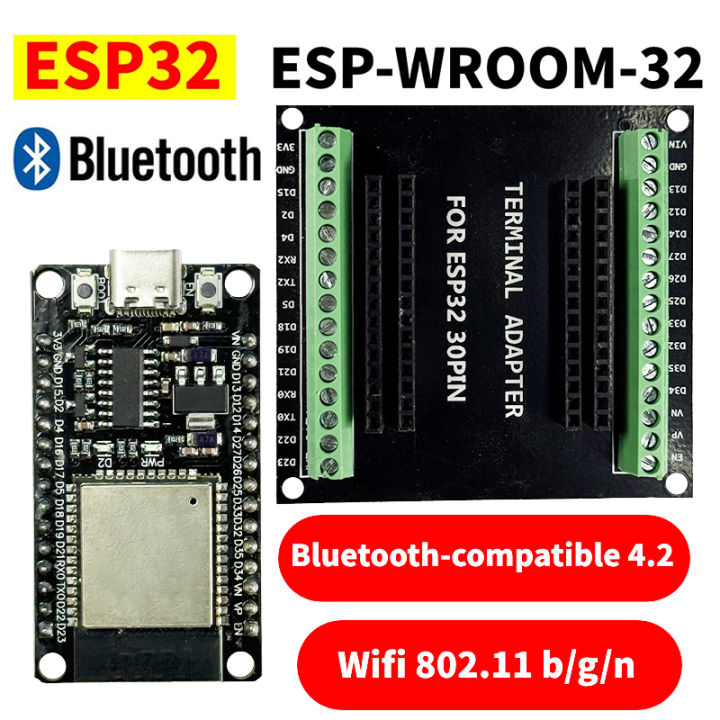 ESP32 Expansion Board Development Board TYPE-C Micro USB WiFi Bluetooth ...