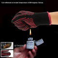 New BBQ Gloves High Temperature Resistance Oven Mitts 500 800 Degrees Fireproof Barbecue Heat Insulation Microwave Oven Gloves. 