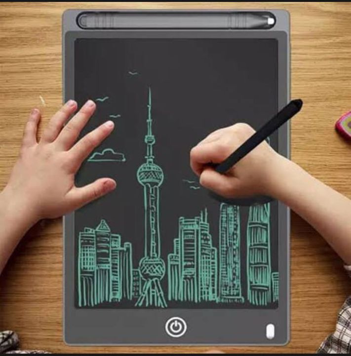 LCD writing Tablet|electronic slate e-writer, digital memo pad for kids or daily life routine Notebook purpose Educational Toy Kids Handwriting Pad For Children Erasable E-writer, Digital drawing board, Doodle & scribble board
