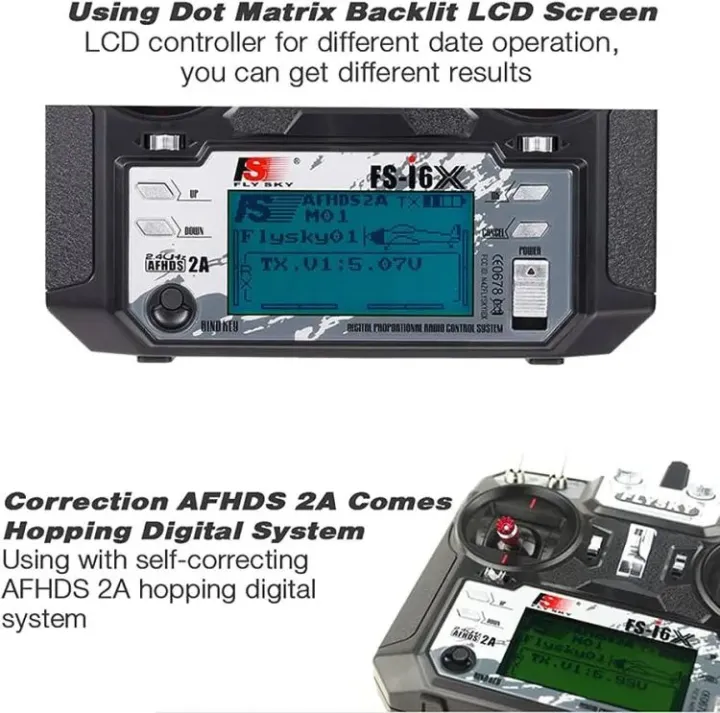 Flysky%20Fs%20i6x%20Transmitter%20Remote%202.4GHz%206CH%20With%20IA10B%2010CH%20Receiver%20for%20Drone/RC%20Airplane/%20Multicopter%20-%20Image%205