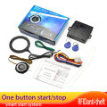 Car Push Start System Push To Start Ignition Kit RFID Technology Passive Inductive Key for 12v Vehicles. 