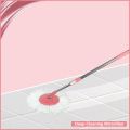 3 Part Pipe - Mop Handle Set - 360° Rotation - Magic Mop (Pink). 