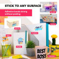20 Sheets A4 Printable Vinyl Sticker Paper Transparent and not waterproof 8.3 x 11.7 Inch Dries Quickly Vivid Colors For Inkjet.