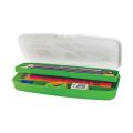 Oro Kelly & Carlos Cute Pencil Box Geometry Box (1 Pcs)| Double Portions |Stylish Geometry Box Set for Kids_Perfect for Boys, Girls, and School Needs.. 