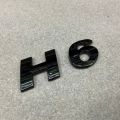 Haval H6 Glossy Black Monograms - Premium Exterior Styling - Haval H6 Logos - Haval H6 Accessories - Haval Accessories. 