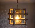 Wood pendant lamp, Wood lamp, Hanging lighting, Wooden lamp, Contemporary hanging lamp, Wooden chandelier, Ceiling lamp, Pendant wood lamp.