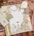 Organza fully embroidered  Dress for women. 