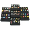 Pokemon Gym Badges Kanto Johto Hoenn Sinnoh Unova Kalos League Region Orange Islands Pins Brooches Box Set Pocket Monster.