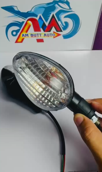 GS 150 Indicator Light Set (Left & Right) — Clear Lens Blinkers, Direct ...