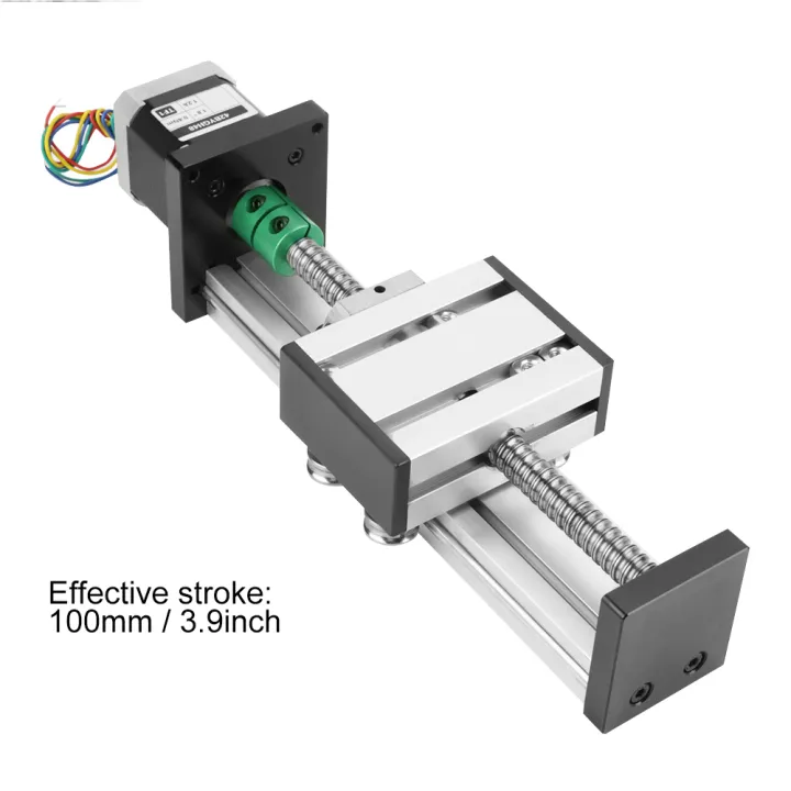 1204 Ball Screw Linear Slide Stroke Long Stage Actuator with Stepper ...