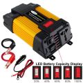 Inverter 4000W 6000W DC 12V To AC 110V 220V Portable Voltage Transformer Auto Charger Converter Car Power Inverter LED Display. 