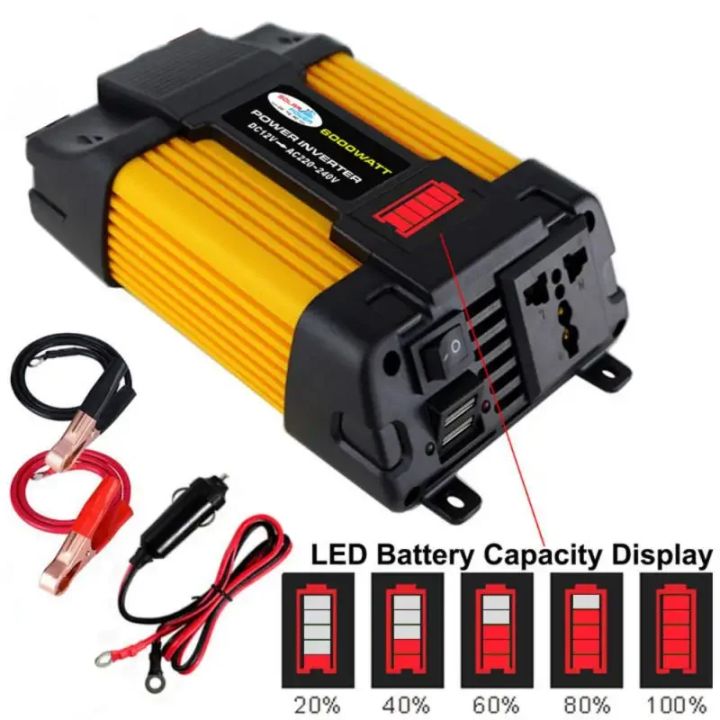 Inverter%204000W%206000W%20DC%2012V%20To%20AC%20110V%20220V%20Portable%20Voltage%20Transformer%20Auto%20Charger%20Converter%20Car%20Power%20Inverter%20LED%20Display%20-%20Image%207
