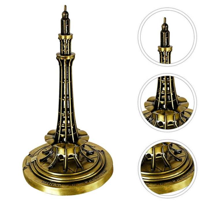 Decorative Minar e Pakistan tower / Minar E Pakistan Metal Tower Model Architecture for decor