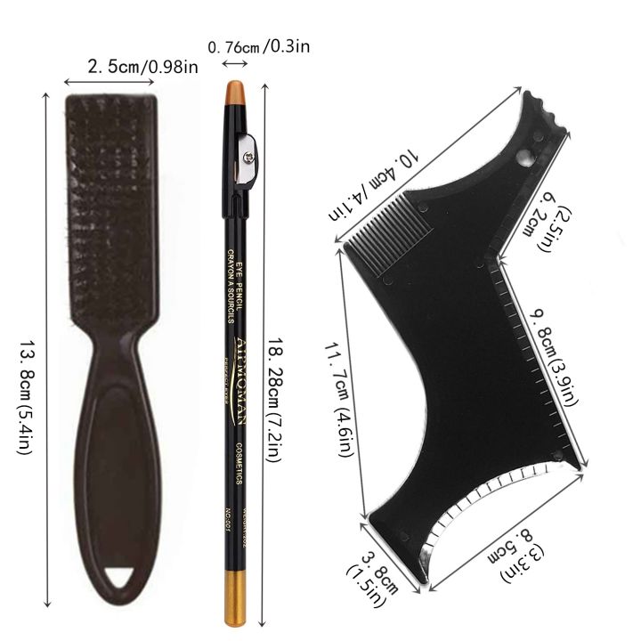 6pcs%20Beard%20Grooming%20Kit%20%E2%80%93%20Beard%20Shaping%20Pencils,%20Beard%20Brush,%20Styling%20Template%20Tool%20for%20Outlining,%20Trimming%20Shaping%20Facial%20Hair%20-%20Image%205
