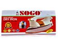 SOGO Electric Iron Heavy Duety 1000 Watts Dry Iron For Clothes  JPN-786. 