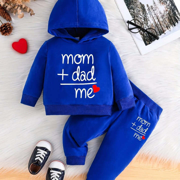 Sweatshirt Hoodies And Pajama Trousers For Kids Baby Boys And Baby Girls Dresses Tracksuit Imported Comfy Winter Warm Top Clothes Set Dresses Outfit Suit For Unisex Jannat Store Baby Girls Dresses