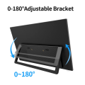 HGFRTEE 14 Inch Touch Screen Portable Monitor 100%sRGB 400cd/m2 Gaming Computer Expand Display For XBox PS4/ 5 Switch Loptop. 
