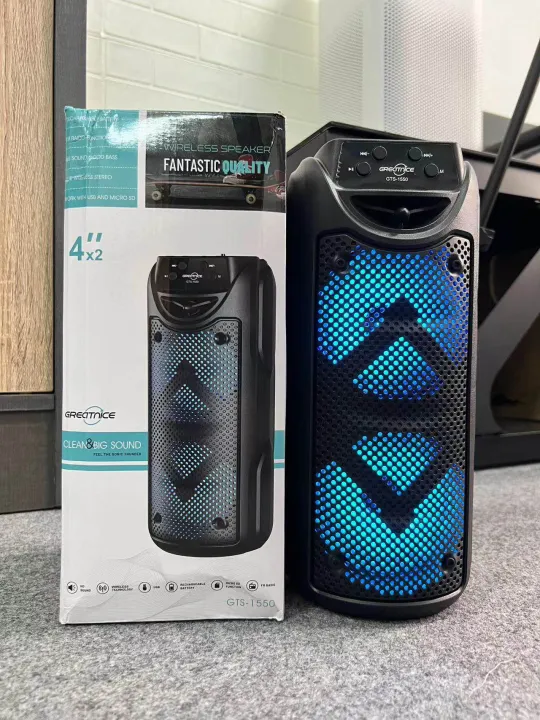 GTS%201550%204%20Inch%20Dual%20Speaker%20Portable%20Bluetooth%20speaker%20FM%20USB%20Memory%20card%20-%20Image%205