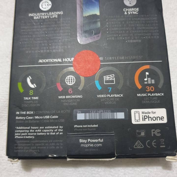 (P).%20mophie%20juice%20pack%20reserve%20for%20iPhone%206s/6%20-%20Soft-Touch%20Purple%20-%20Image%208