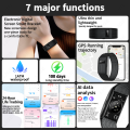 LIGE New Men's Digital Smart Watch With 24-Hour Heart Rate Monitor AI Health Tracker Incoming Call Notifications Smart Bracelet.