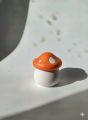 Gypsum made Mushroom pot with Lid, Jewelry jar, Planter, Candle Holder, Home decor, cute gift Mushroom. 