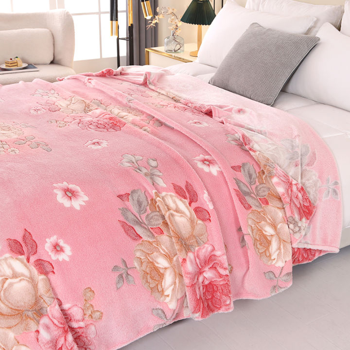 1pc%20Floral%20Style%20Warm%20Bedspread%20Fleece%20Blanket%20Plaid%20Travel%20Shawl%20Sofa%20Nap%20Blanket%20Home%20Bedsheet%20Manta%2070X100cm%20Suitable%20For%20Pet%20-%20Image%204