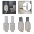 2x Toilet Lid Damper Buffer Mounting Connector CW Ccw Toilet Lid Components for Bathroom Washing Machine Toilet Seat Repair.