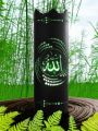 ambient light name off allah lamp, home night dim lamp,PVC pipe 10"/3" size. 