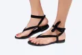 THE LADY Black Tie Up Women Sandals - Stylish, Comfortable. 