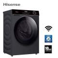 Hisens 10.5 Kg Fully Automatic Inverter WiFi Front Load Washing Machine. 