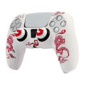 Laser Carving Soft Silicone Cover For PS5 Controller Skin Case Gamepad Joystick Accessories.