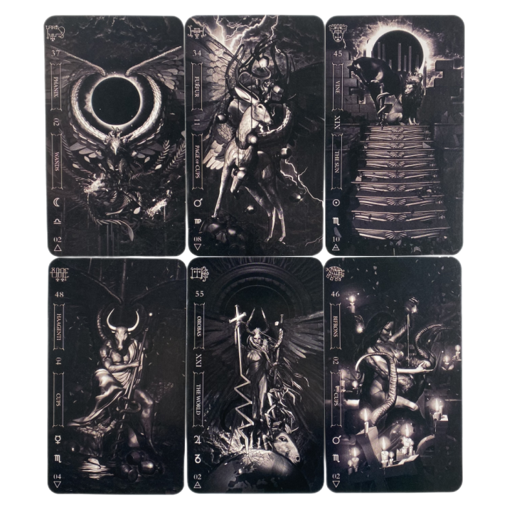New Tarot Goetia Tarot in Darkness Tarot Card Game Party Table Board ...