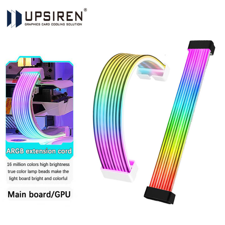 UPSIREN%20Bendable%20ARGB%20Light%20Board,Suitable%20For%20Graphics%20Card%2024pin/8pin/2x8pin/12VHPWR/Motherboard%20Decorative%20light%20strip%20-%20Image%202