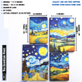 Van Gogh Inspired Planner Diary / Notebook (Medium - B6 - 7 x 5 inches)(Small - A6 - 5.5 x 3.5 inches) (112 sheets) (Diaries for kids/Teens /boys & girls) (Hardcover Journal Notebook) ( (The Essentials Point). 