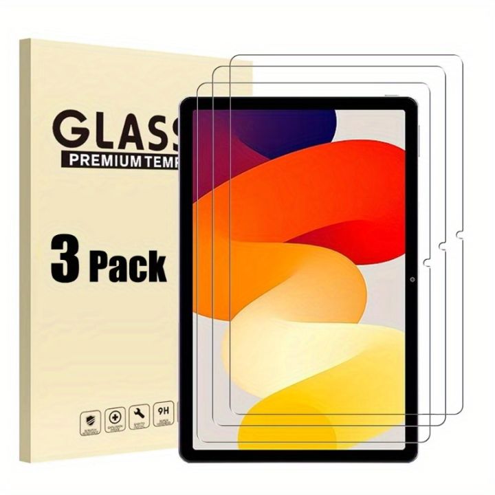 3pcs Tempered Glass Screen Protector for Pad 8 7 6 5 2 Pro K 11.2 11 inch Redmi Pad SE 4G 8.7 5G 8.8