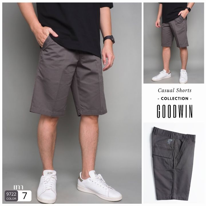 %E2%9A%A1GW%E2%9A%A19722%20men's%20shorts%20three%20quarter%20Cotton%20solid%20color%2021.5-22.5%20inches%20size%2030-38%20Goodwin%20brand%20-%20Image%209
