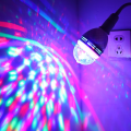 Small Magic Ball Light Bulb Rotating LED Color Crystal Magic Ball Light KTV Bar Small Magic Ball Light Bulb. 