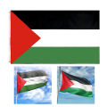 Palestine National Flag 90x150cm Palestinian National Country Flags Polyester Palestine Large Flag for Party Festival Parade. 