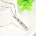 Stainless Steel KPOP Necklace Bangtan Boys Jimin JIN J-Hope Suga Steel Cuboid Cube Pendant Chain Choker Men Women Jewelry Gift. 