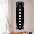 Moon Phase Tapestry Black and White starry sky Wall Hanging Moon Throw Blanket Home Decor Wall Hanging Bohemian Wall Cloth Mural. 