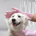 Magic Silicone Body Pet Bathing Gloves for Animal Perfect Bathe Shampoo Dog &Cat Brush Gloves. 